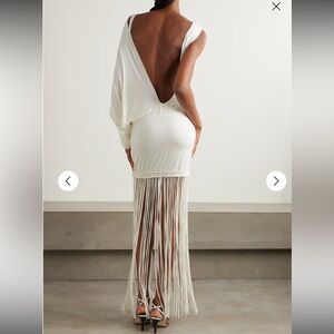 Faithfull brand  White Fringe Dress